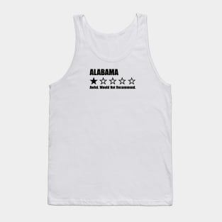Alabama One Star Review Tank Top